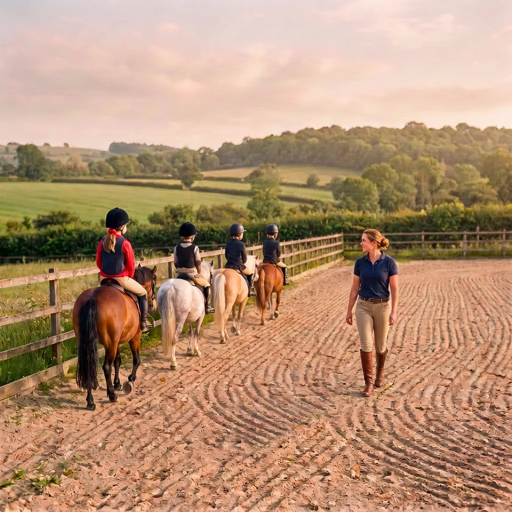 Cours de poney à Agonac, Dordogne